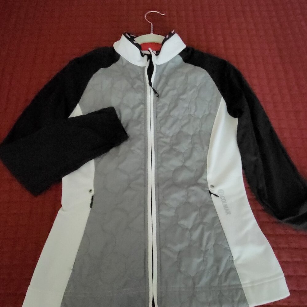 Colmar Golf jacket size small black, red and white
